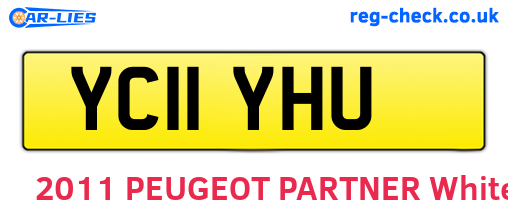 YC11YHU are the vehicle registration plates.