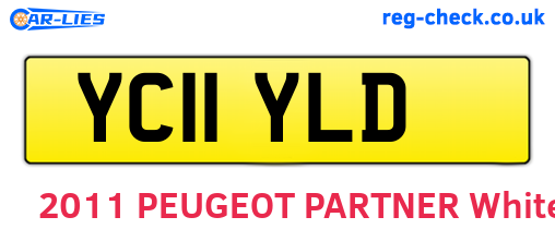 YC11YLD are the vehicle registration plates.