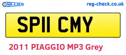 SP11CMY are the vehicle registration plates.