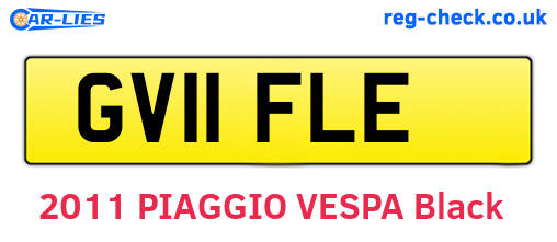 GV11FLE are the vehicle registration plates.