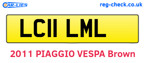 LC11LML are the vehicle registration plates.