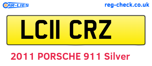 LC11CRZ are the vehicle registration plates.