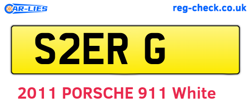 S2ERG are the vehicle registration plates.