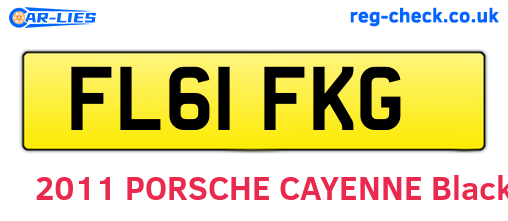 FL61FKG are the vehicle registration plates.