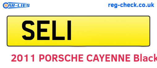SEL1 are the vehicle registration plates.