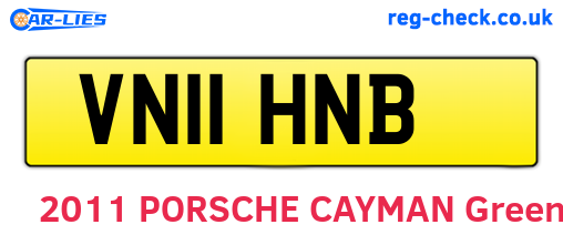 VN11HNB are the vehicle registration plates.