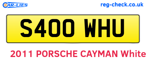 S400WHU are the vehicle registration plates.