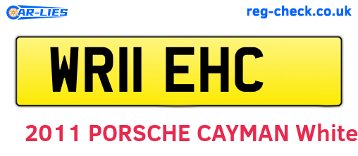 WR11EHC are the vehicle registration plates.