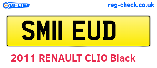 SM11EUD are the vehicle registration plates.
