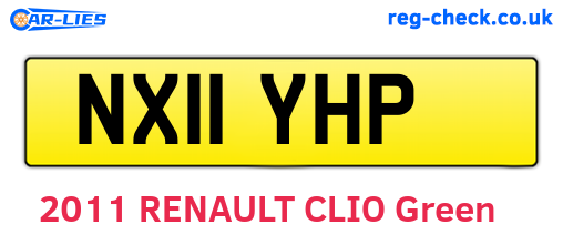 NX11YHP are the vehicle registration plates.