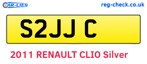 S2JJC are the vehicle registration plates.