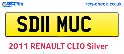 SD11MUC are the vehicle registration plates.