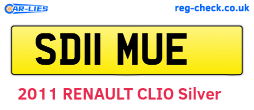 SD11MUE are the vehicle registration plates.