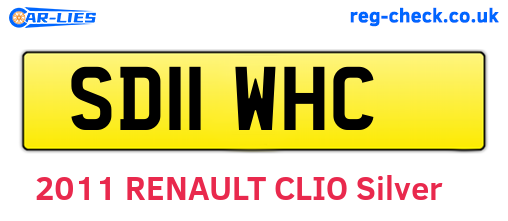 SD11WHC are the vehicle registration plates.