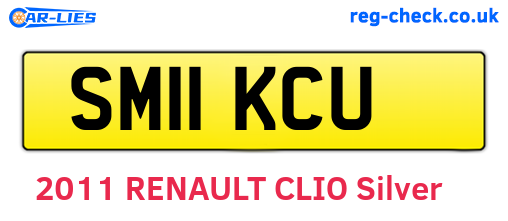 SM11KCU are the vehicle registration plates.