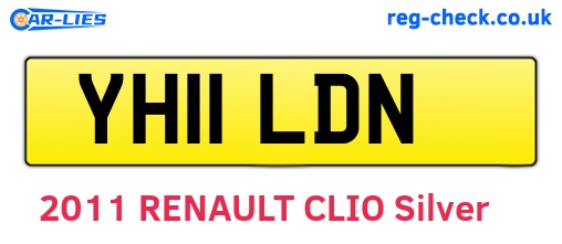 YH11LDN are the vehicle registration plates.