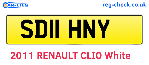 SD11HNY are the vehicle registration plates.