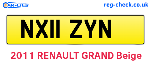 NX11ZYN are the vehicle registration plates.