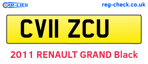 CV11ZCU are the vehicle registration plates.