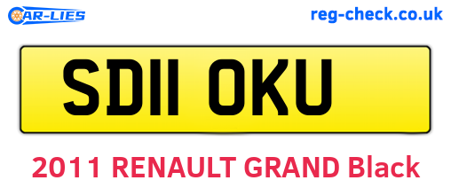 SD11OKU are the vehicle registration plates.