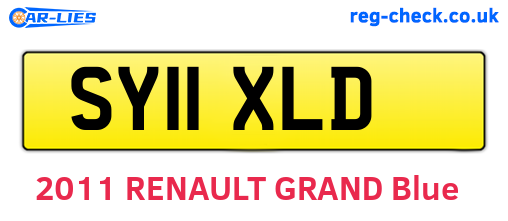 SY11XLD are the vehicle registration plates.
