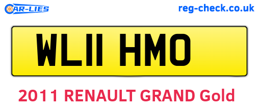 WL11HMO are the vehicle registration plates.