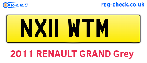 NX11WTM are the vehicle registration plates.