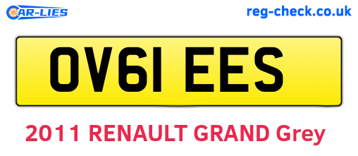 OV61EES are the vehicle registration plates.