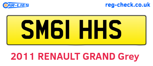 SM61HHS are the vehicle registration plates.