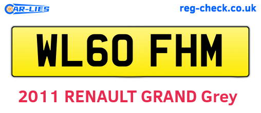 WL60FHM are the vehicle registration plates.