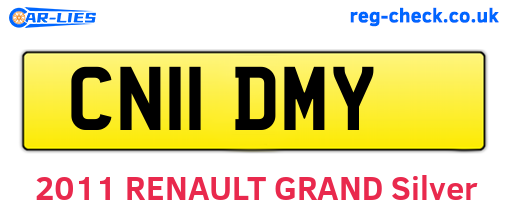 CN11DMY are the vehicle registration plates.