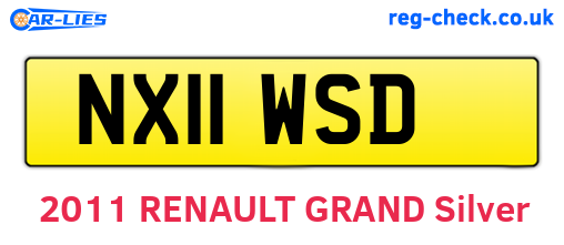 NX11WSD are the vehicle registration plates.