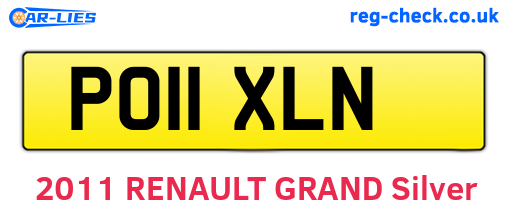 PO11XLN are the vehicle registration plates.