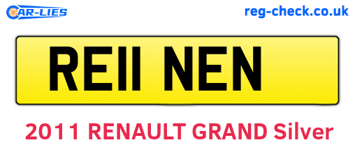RE11NEN are the vehicle registration plates.