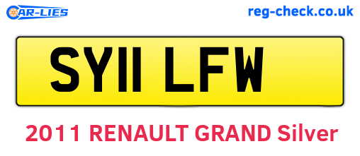 SY11LFW are the vehicle registration plates.