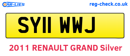 SY11WWJ are the vehicle registration plates.