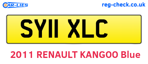 SY11XLC are the vehicle registration plates.