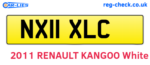 NX11XLC are the vehicle registration plates.