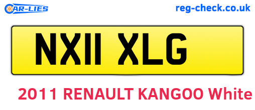NX11XLG are the vehicle registration plates.