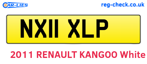 NX11XLP are the vehicle registration plates.