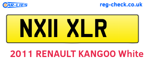 NX11XLR are the vehicle registration plates.
