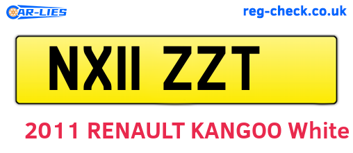 NX11ZZT are the vehicle registration plates.