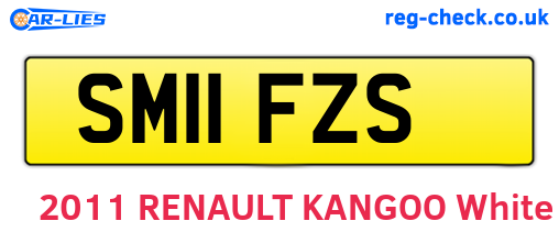SM11FZS are the vehicle registration plates.