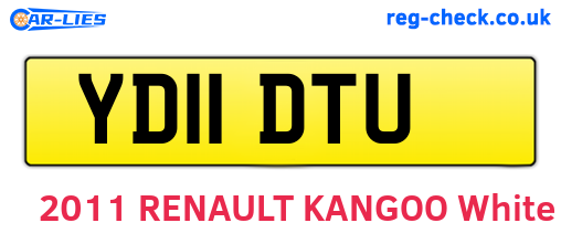 YD11DTU are the vehicle registration plates.