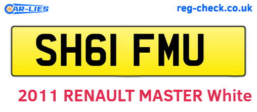 SH61FMU are the vehicle registration plates.