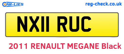 NX11RUC are the vehicle registration plates.