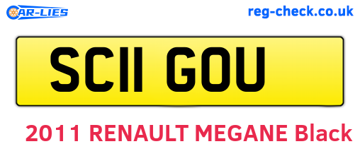 SC11GOU are the vehicle registration plates.