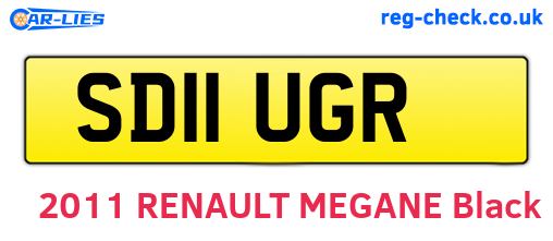 SD11UGR are the vehicle registration plates.