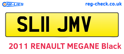 SL11JMV are the vehicle registration plates.