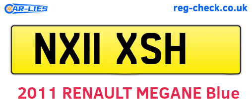 NX11XSH are the vehicle registration plates.
